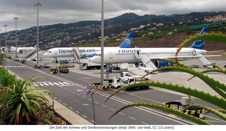 Flughafen Madeira Direktflug Airlines