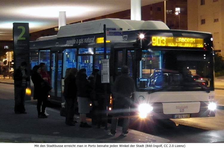 Bus Stadtbus Porto STCP