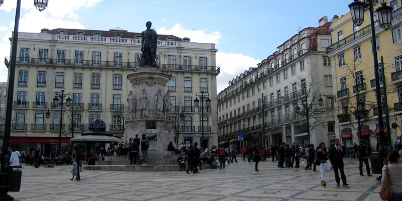 Chiado Stadtviertel Lissabon