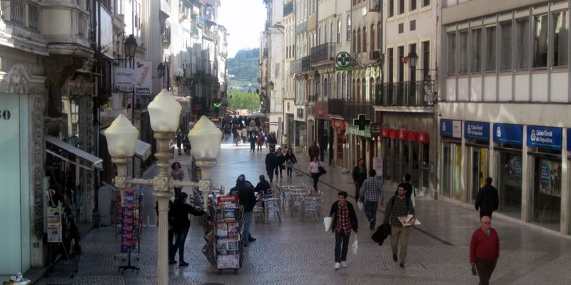 Coimbra Sightseeing spazieren 