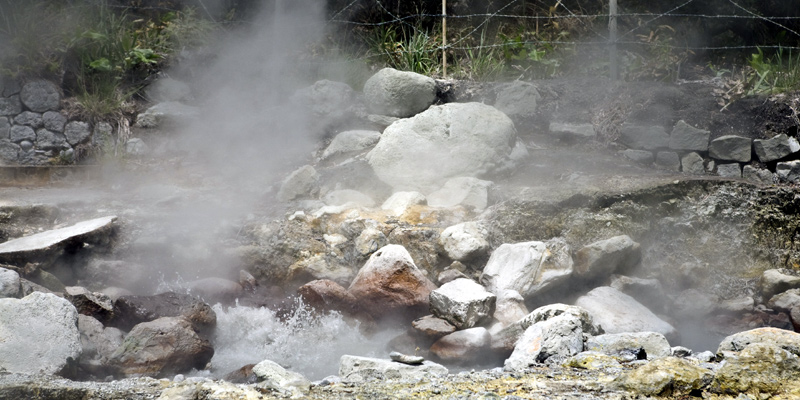 Vulkan Azoren Geysir