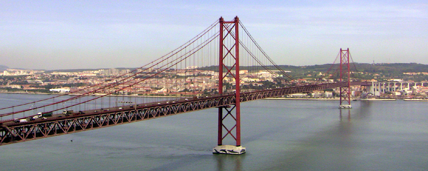 Brücke Fähre Tejo