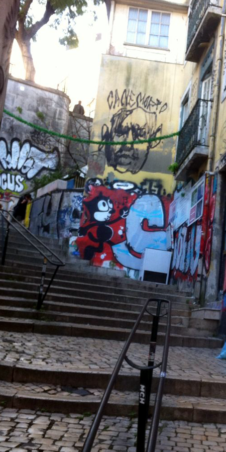 Lissabon Graffiti Kunst