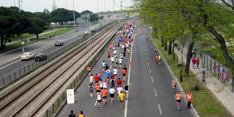 Lissabon Halbmarathonlauf Event