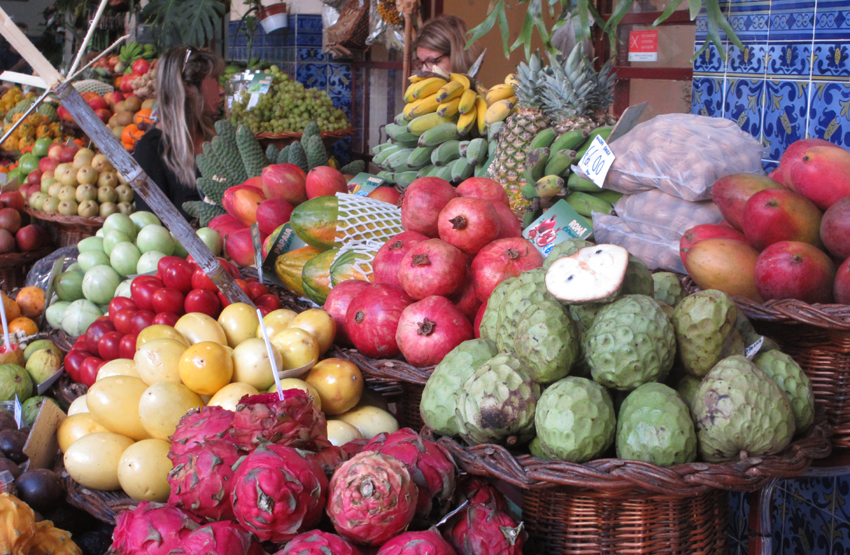 Madeira einkaufen Markt Essen