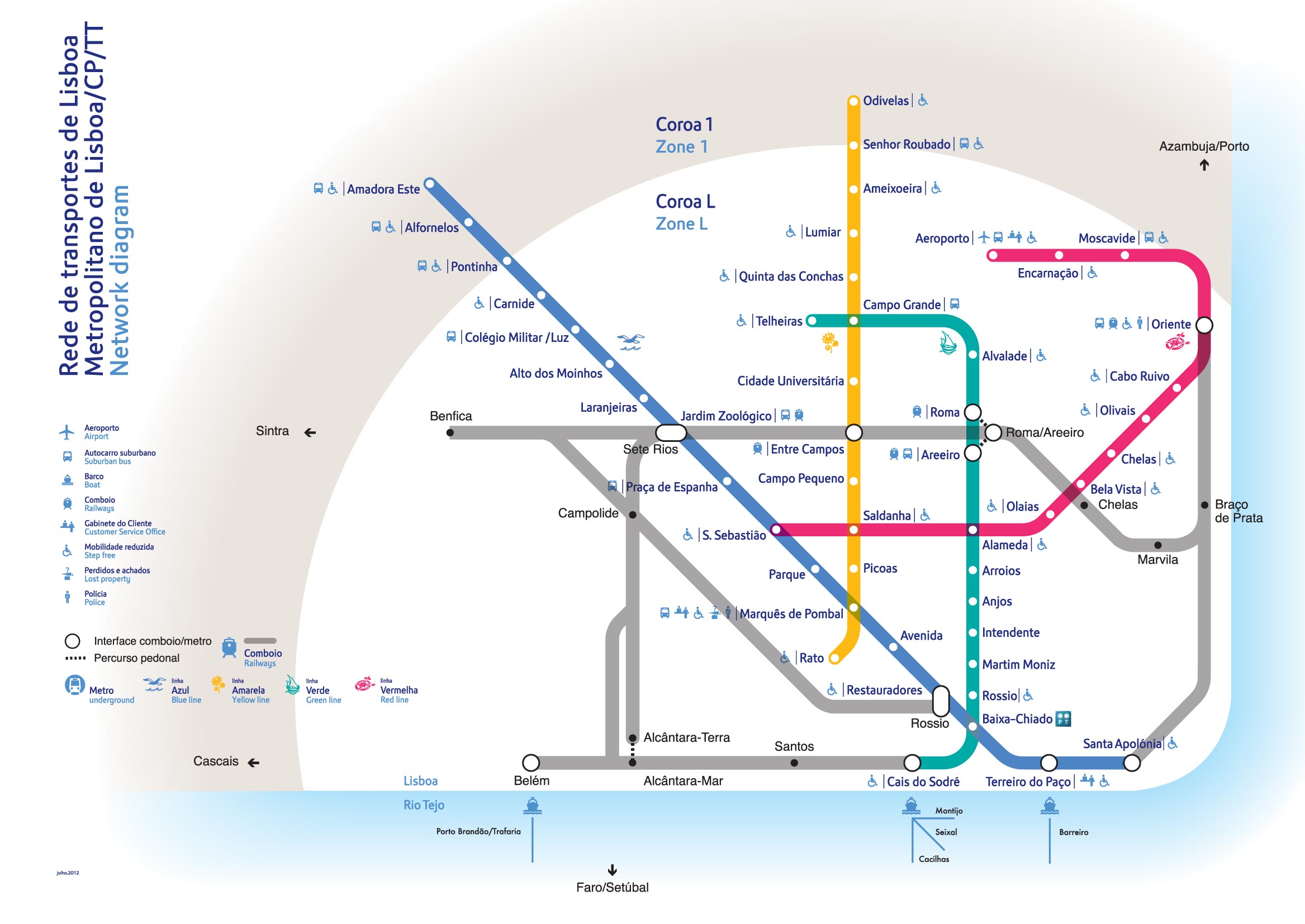 NAHVERKEHR in LISSABON Tipps, Karten, Preise (2019