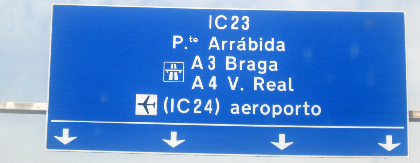 Flughafen Porto Strasse Auto Parken