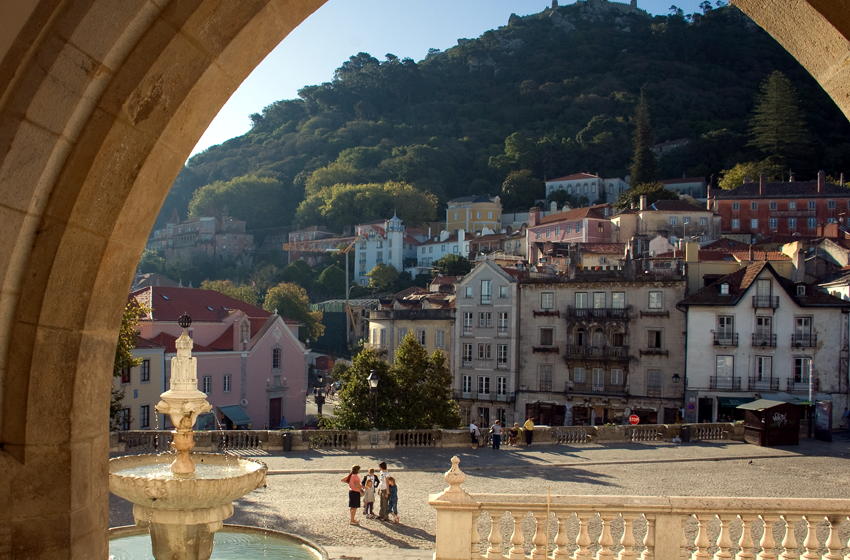 Sintra Stadtzentrum Tagesausflug Lissabon