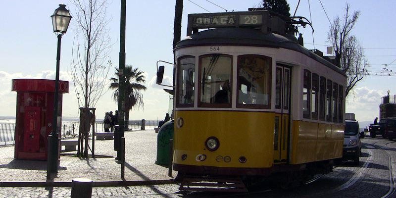 Straßenbahn 28E Electrico Lissabon Sightseeing