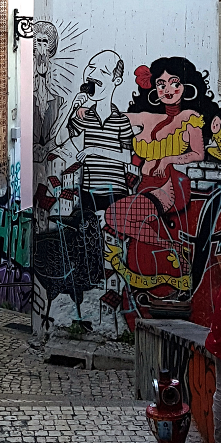 Strassenkunst Lissabon